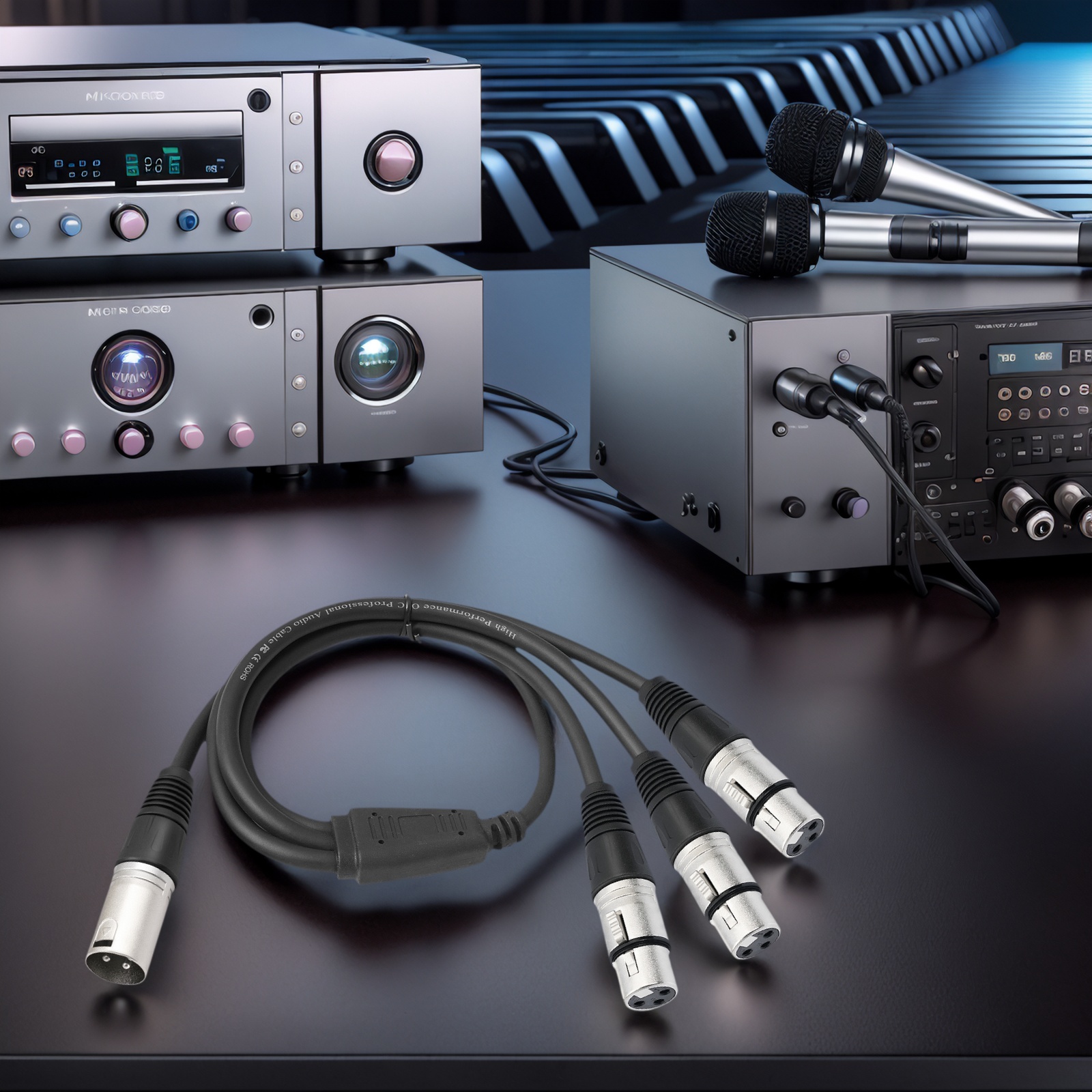 3Pin Y Splitter Cable Male To - Cable Xlr Balanced reseña y precio