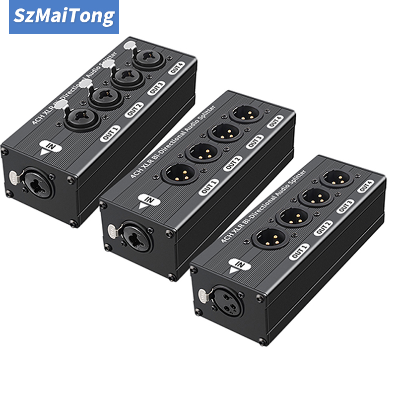 XLR Balanced Audio Splitter 3  - Cable Xlr Balanced reseña y precio