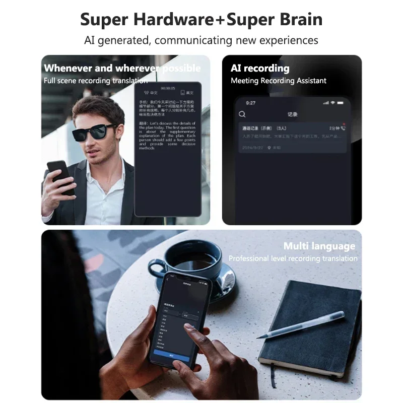 AI Translation Glasses Smart S - Audio Music Ai reseña y precio