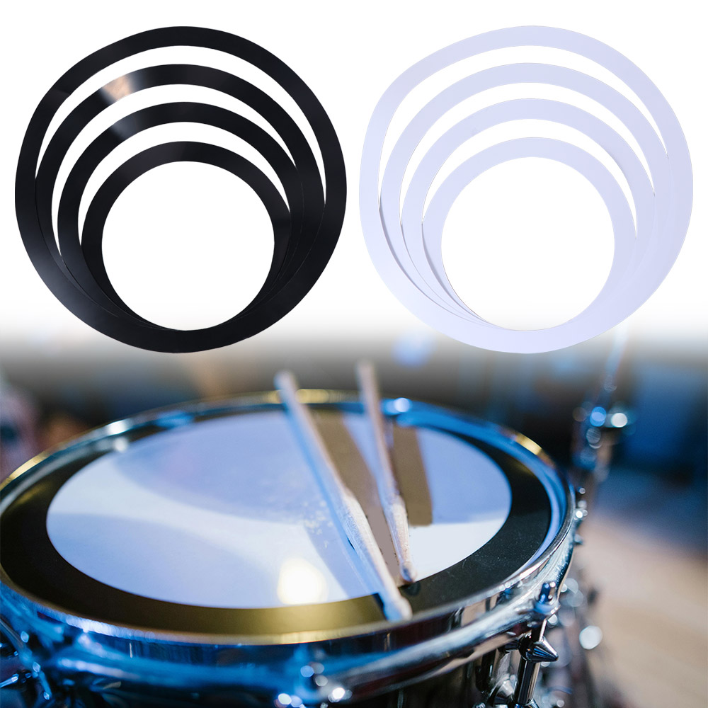 Round Shape Drum Mute Rings Da - Drum Practice Pad reseña y precio