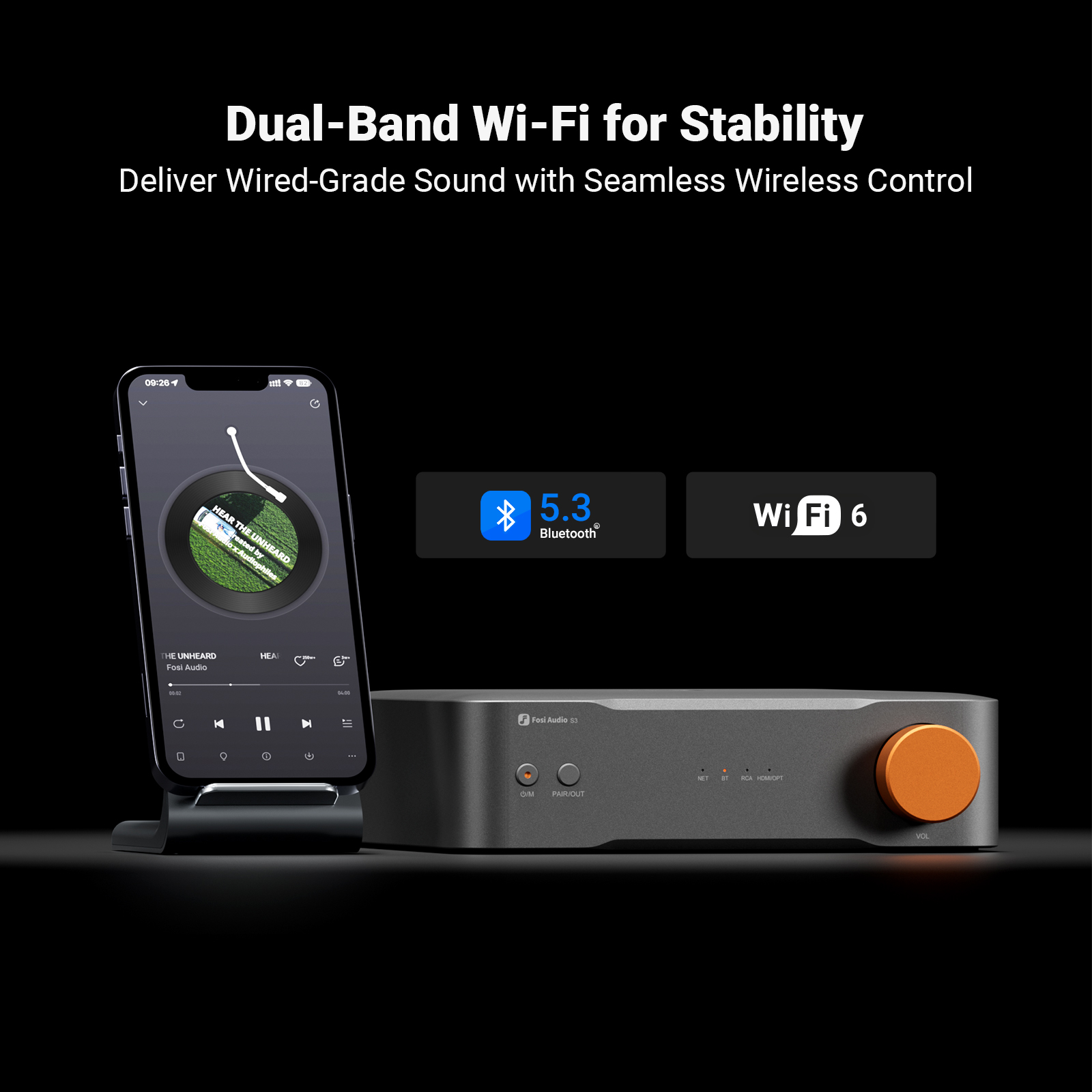 Fosi Audio Hi-Res Music Stream - Audio Music To Mp3 reseña y precio