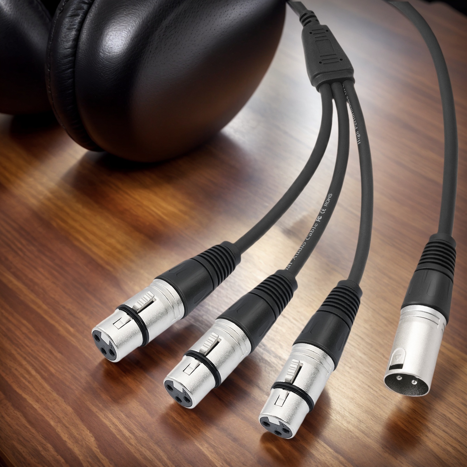 3Pin Y Splitter Cable Male To  - Cable Xlr Balanced reseña y precio