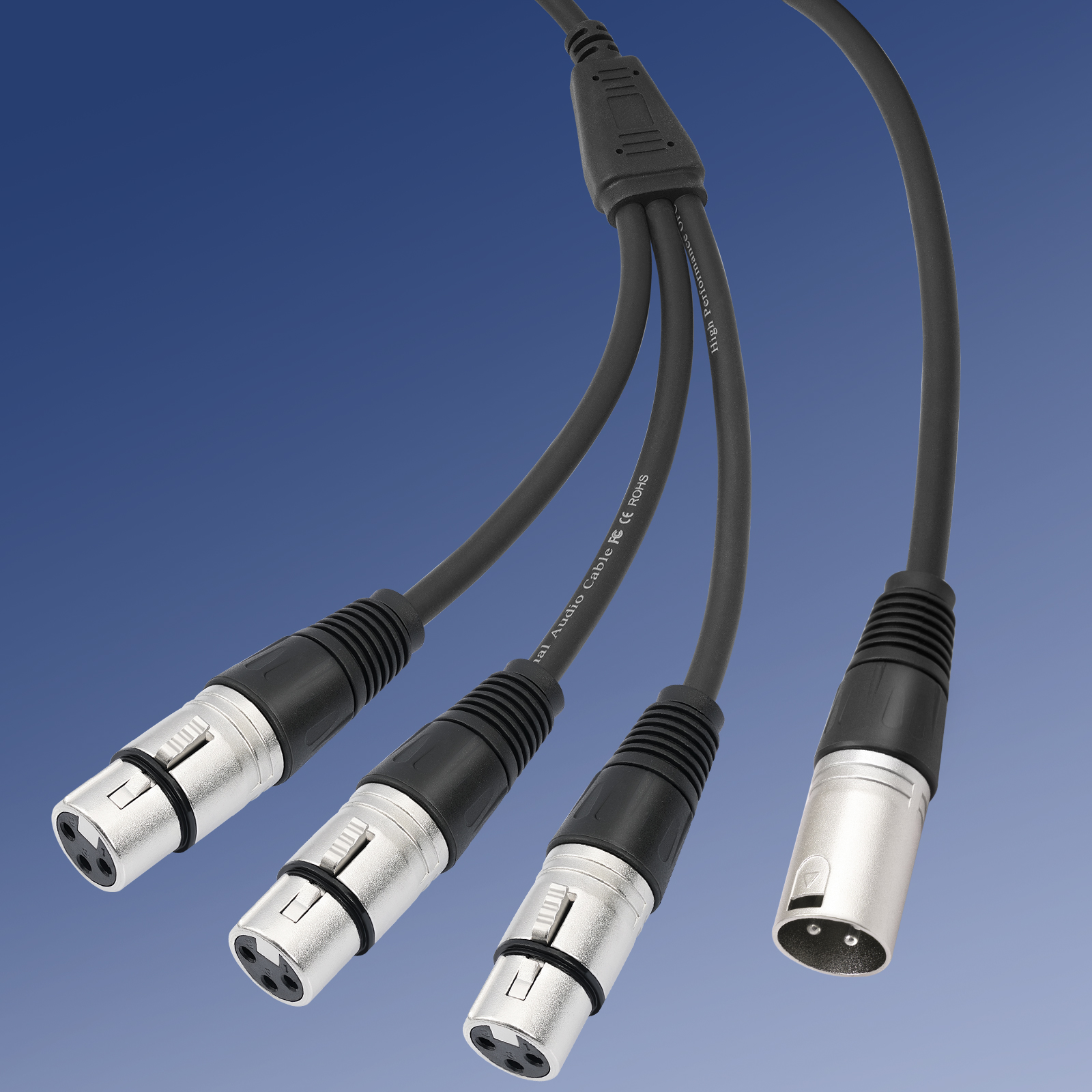 3Pin Y Splitter Cable Male To  - Cable Xlr Balanced reseña y precio