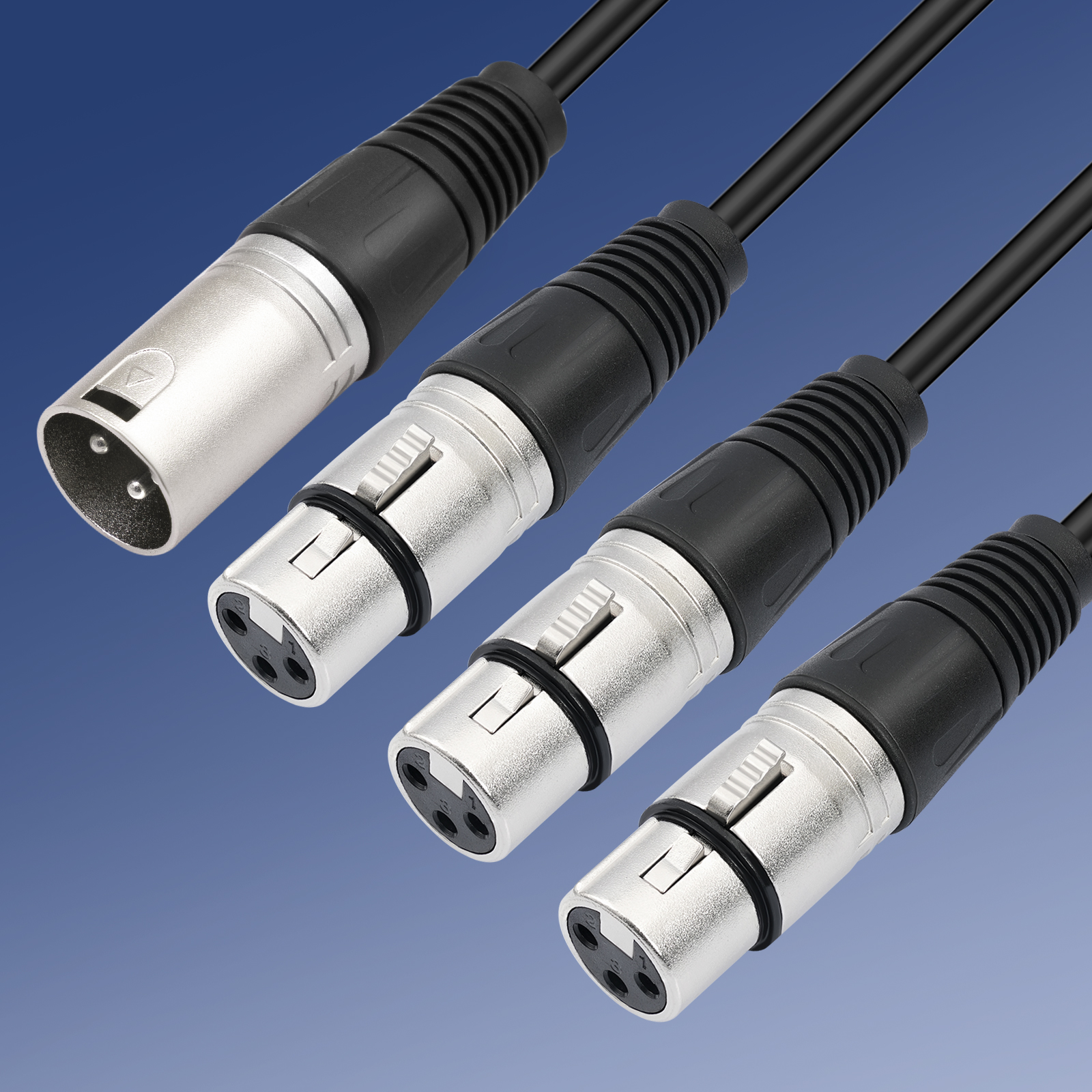 3Pin Y Splitter Cable Male To  - Cable Xlr Balanced reseña y precio
