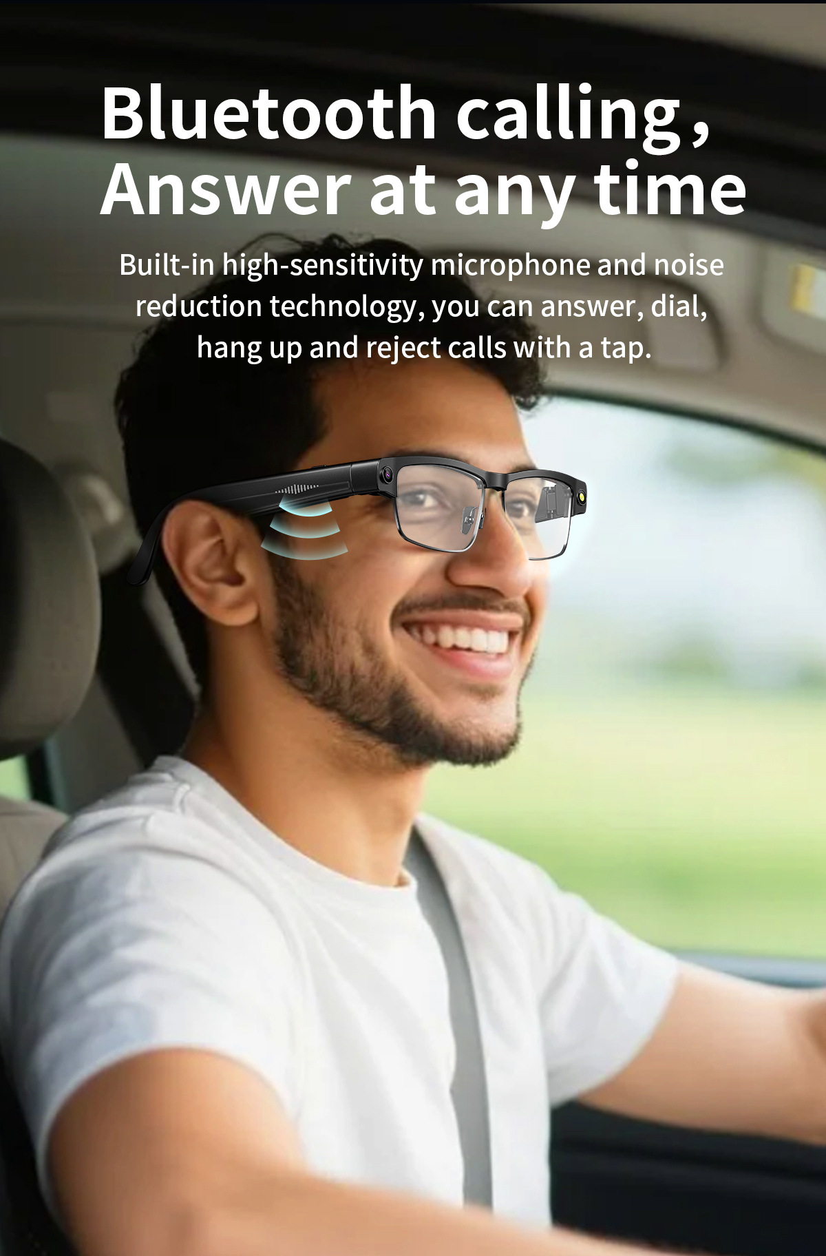 L802 Smart Glasses 8 Million P - Audio Music Ai reseña y precio