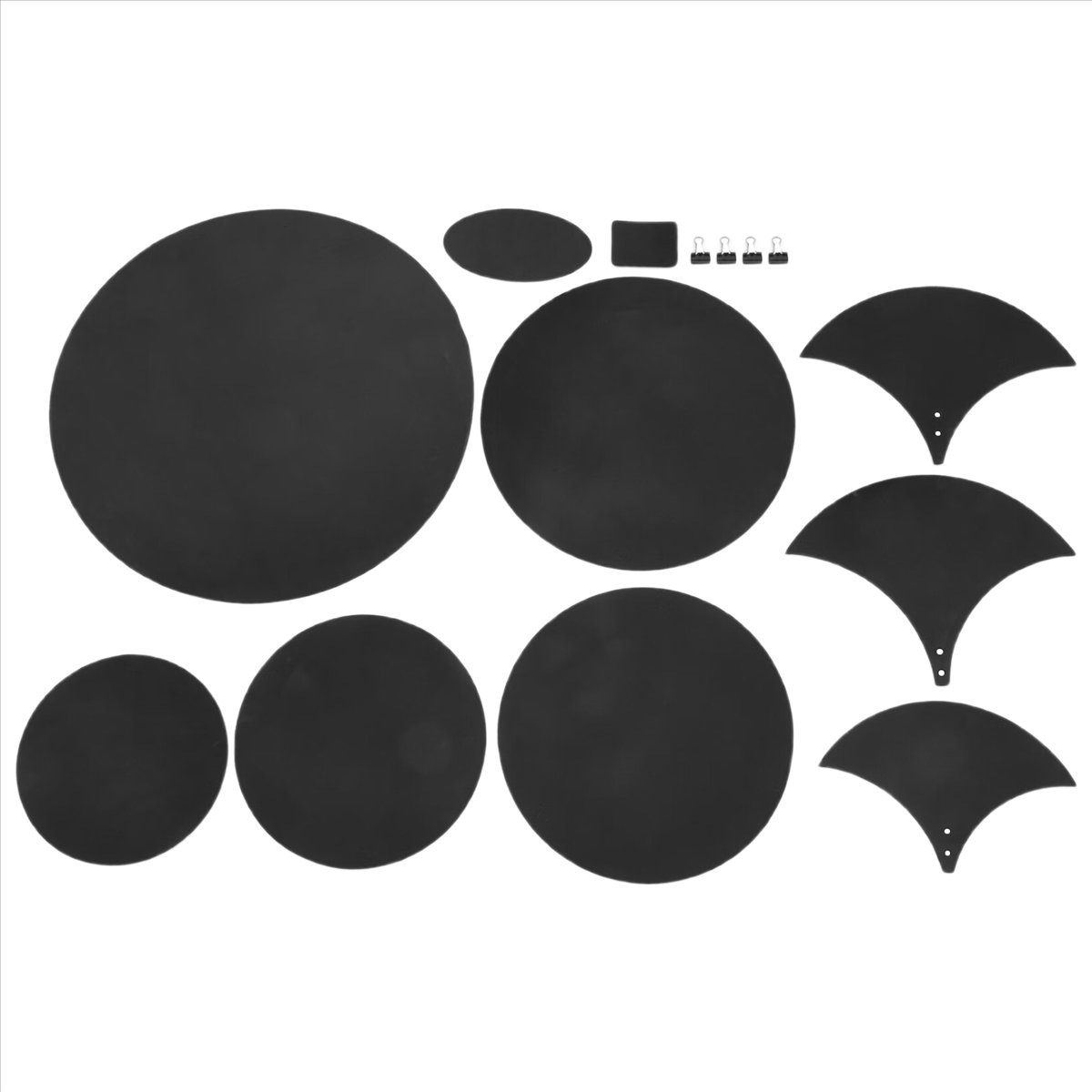 [MEGA SALE]14Pcs/Set Rubber Fo - Drum Practice Pad reseña y precio