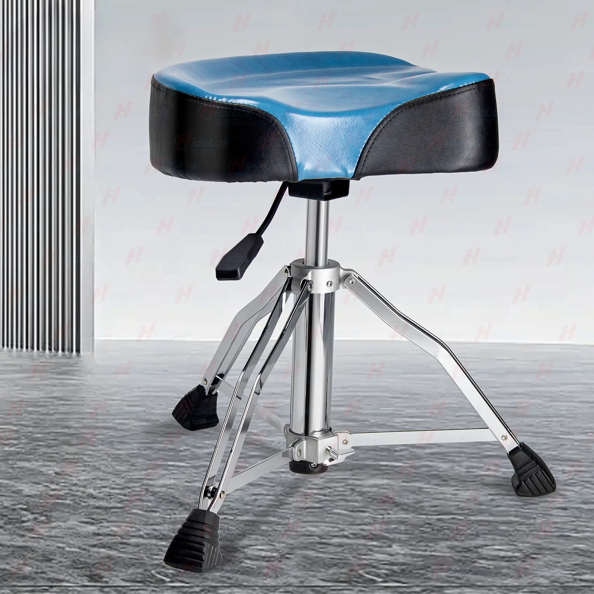 Adjustable Drum Throne Stool,  - Drum Practice Pad reseña y precio