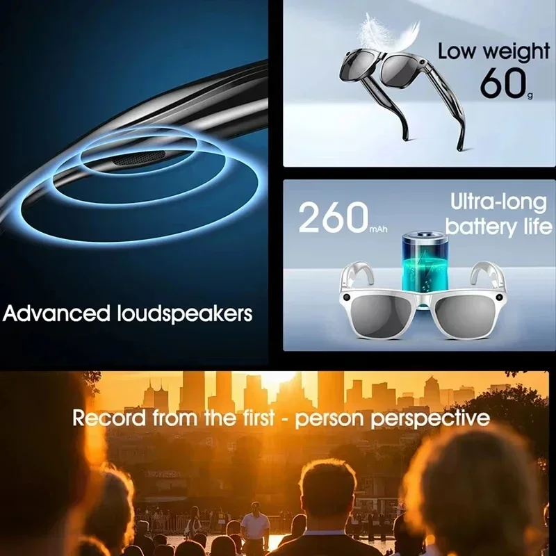 Lenovo 8K Vision AI Eyeglasses - Audio Music Ai reseña y precio