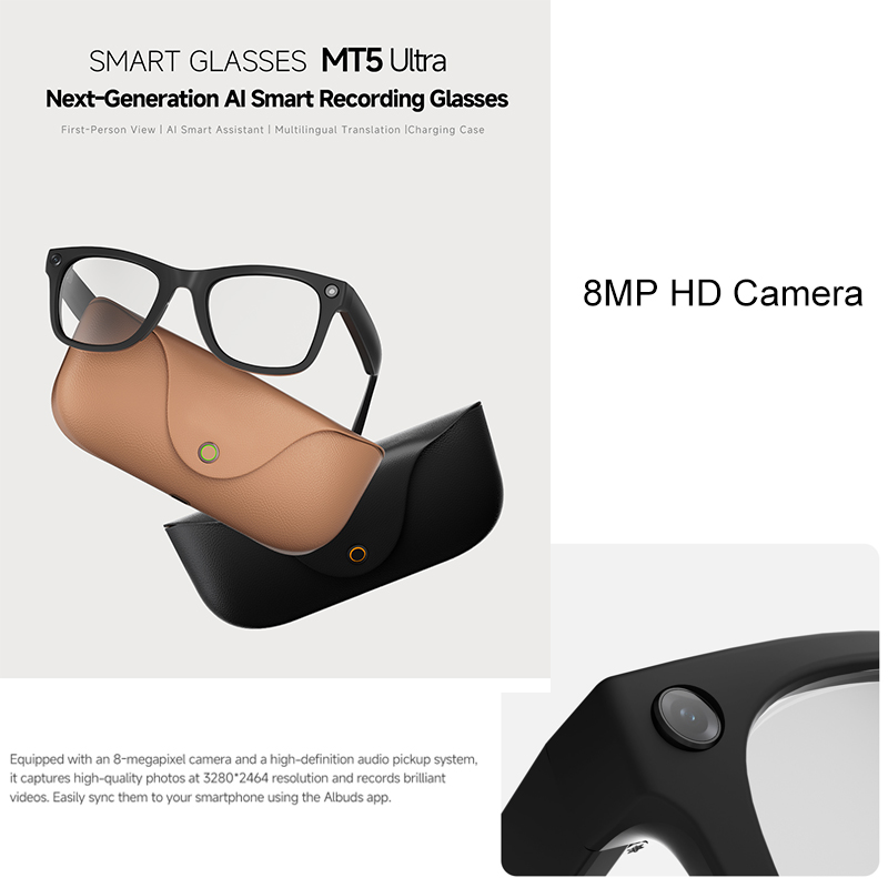2026 AI smart Glasses HD 800W  - Audio Music Ai reseña y precio