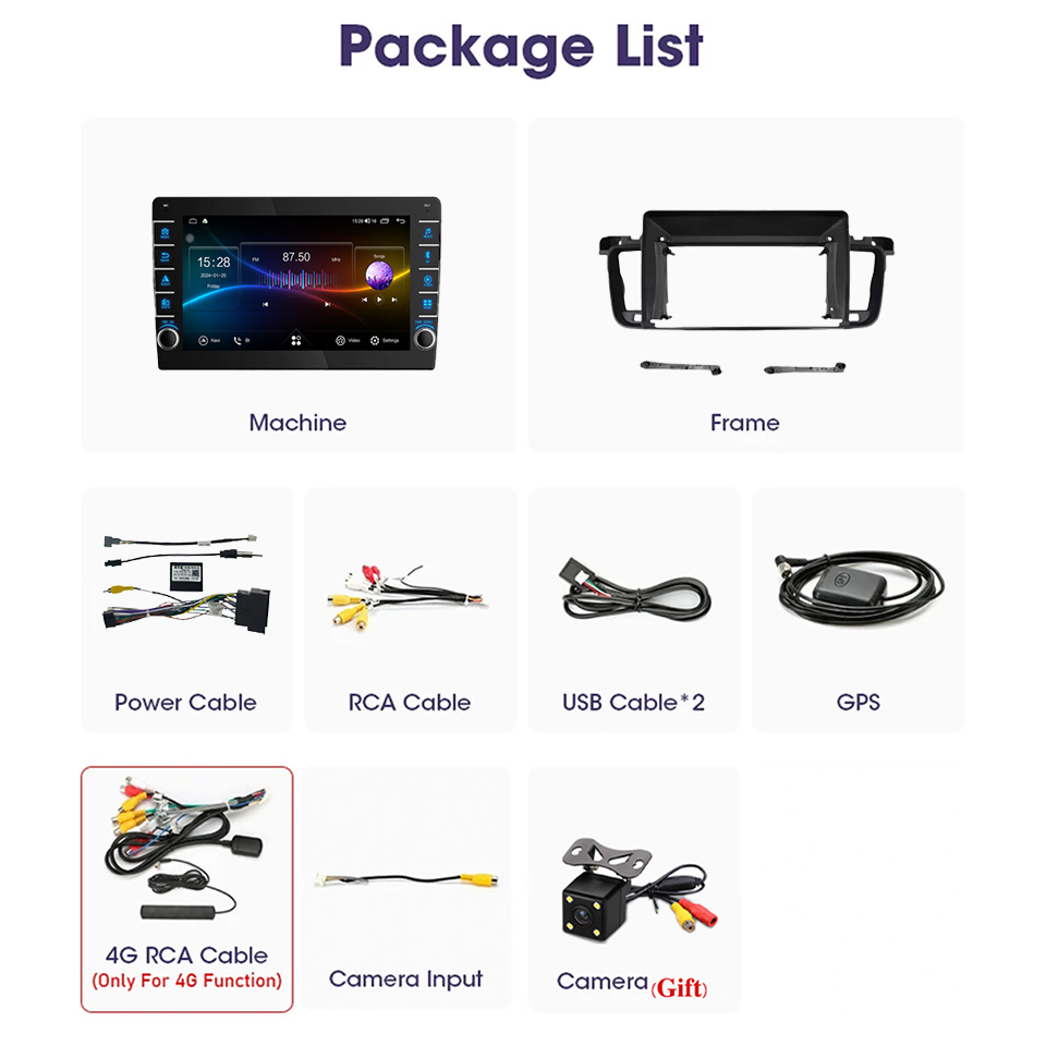 8G Ram 128GB Android 14 Car Ra - Audio Music To Text reseña y precio