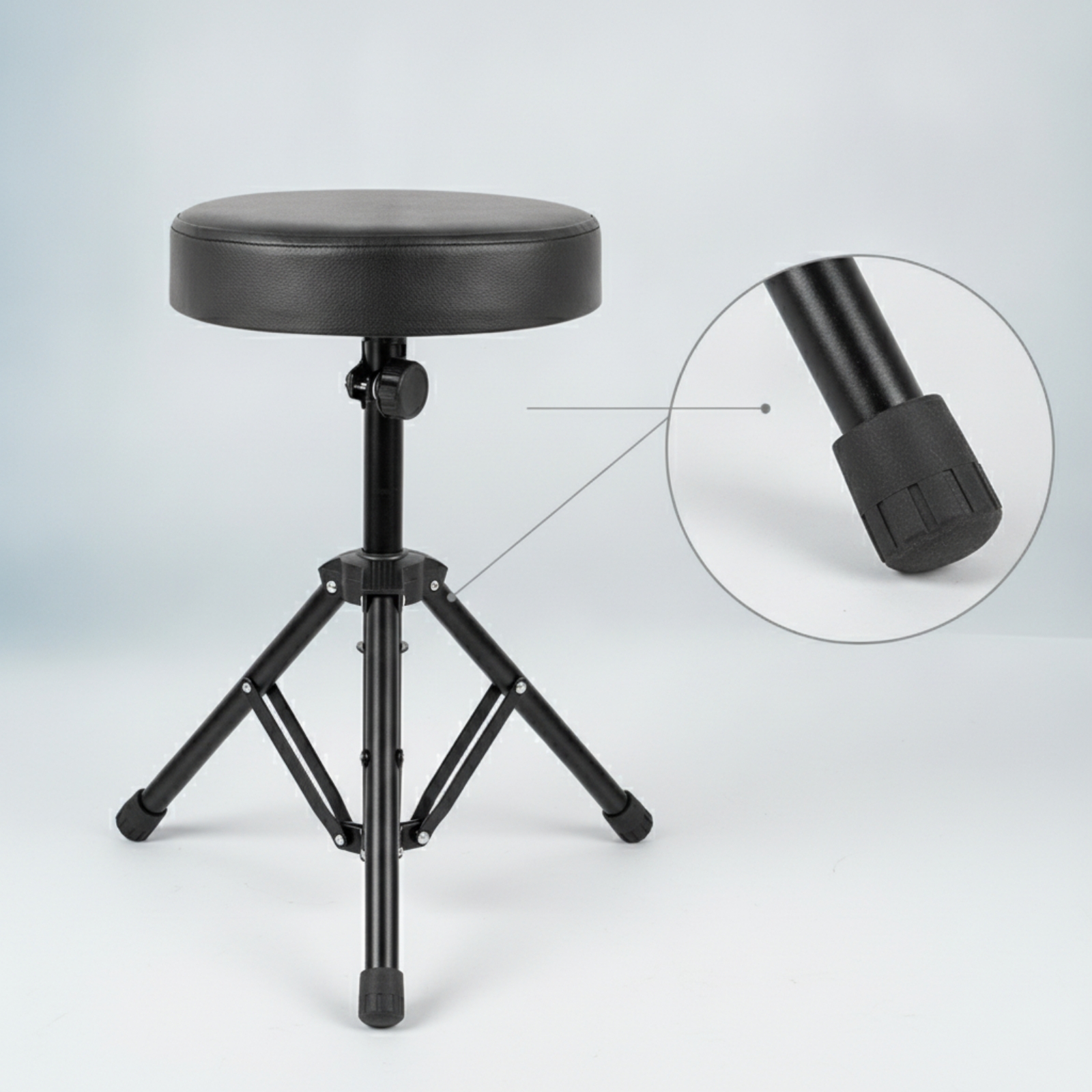 Drum Stool with Padded Seat Ro - Drum Practice Pad reseña y precio
