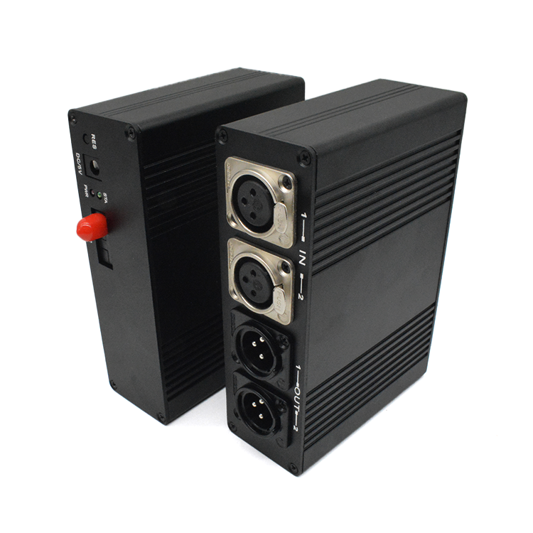 2 CH XLR Audio Fiber Extender  - Cable Xlr Balanced reseña y precio