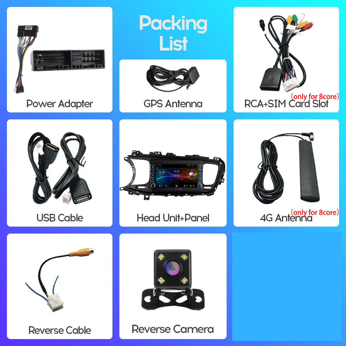 8G Ram 128GB QLED Car Radio St - Audio Music To Text reseña y precio