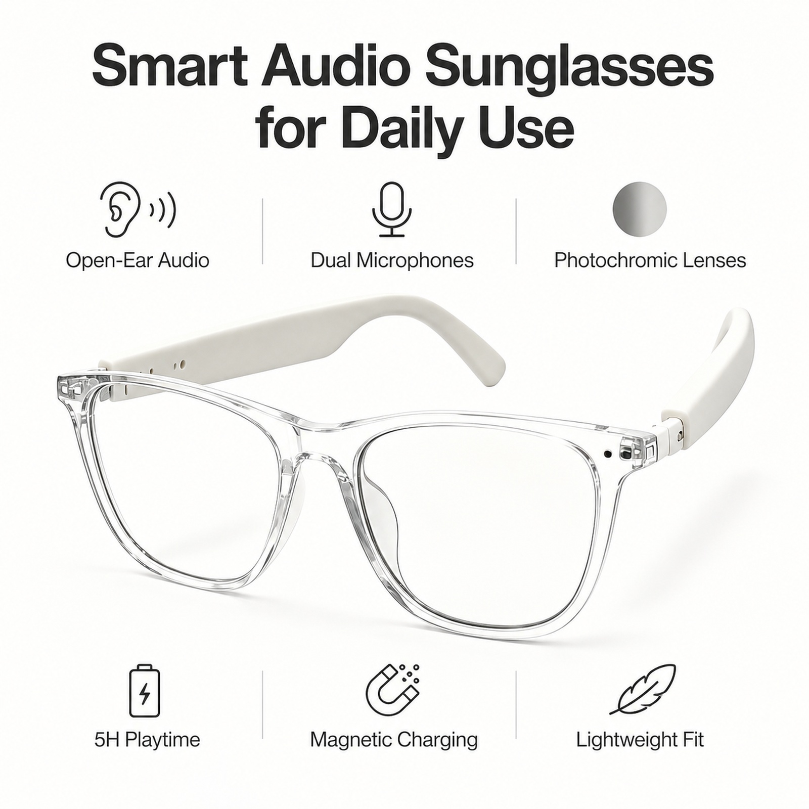 Photochromic Sunglasses For Dr - Audio Music Ai reseña y precio