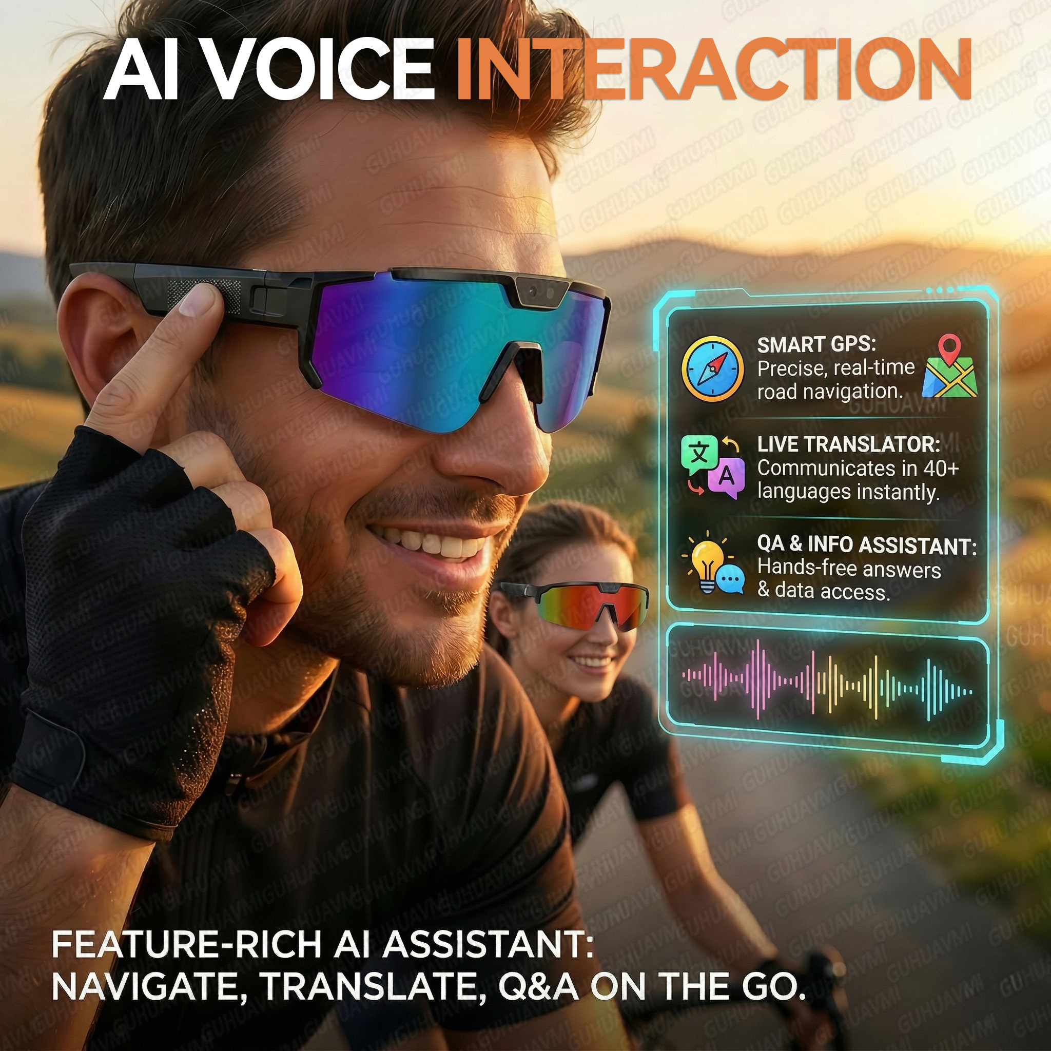 2026 Upgrade Smart Glasses wit - Audio Music Ai reseña y precio