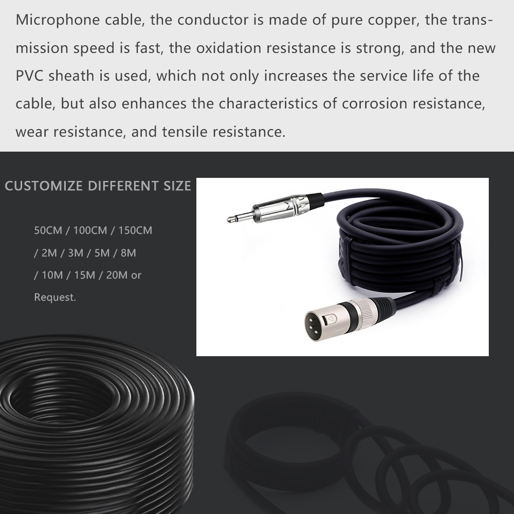 3.5mm Mono Jack Male to XLR Ma - Cable Xlr Balanced reseña y precio