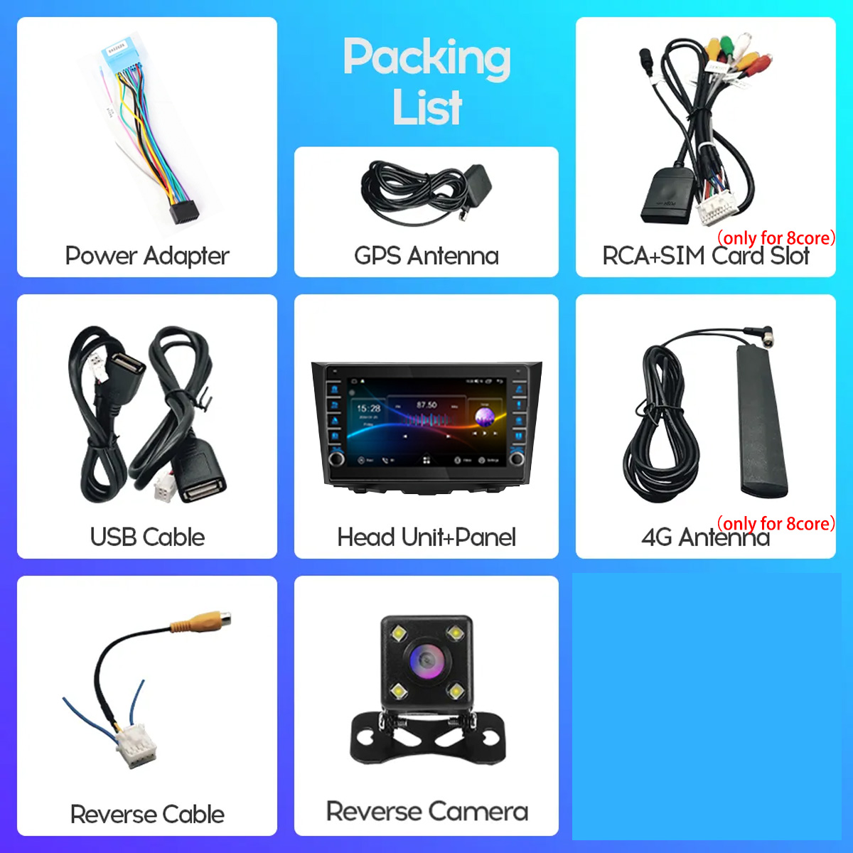 8G Ram 128GB Android 14 Car Ra - Audio Music To Text reseña y precio