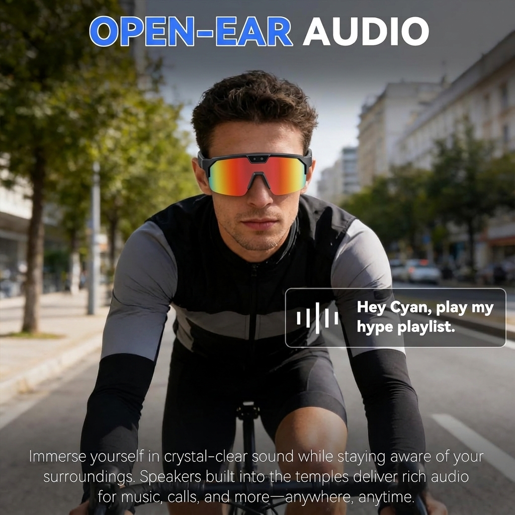 2026New AI Smart Glasses 1200P - Audio Music Ai reseña y precio