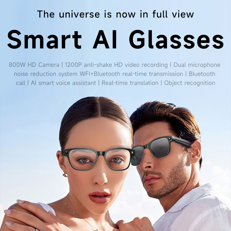 AI Smart Glasses 8 Million Cam - Audio Music Ai reseña y precio