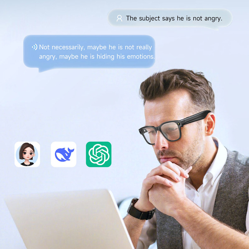 AI Smart Glasses 8 Million Cam - Audio Music Ai reseña y precio