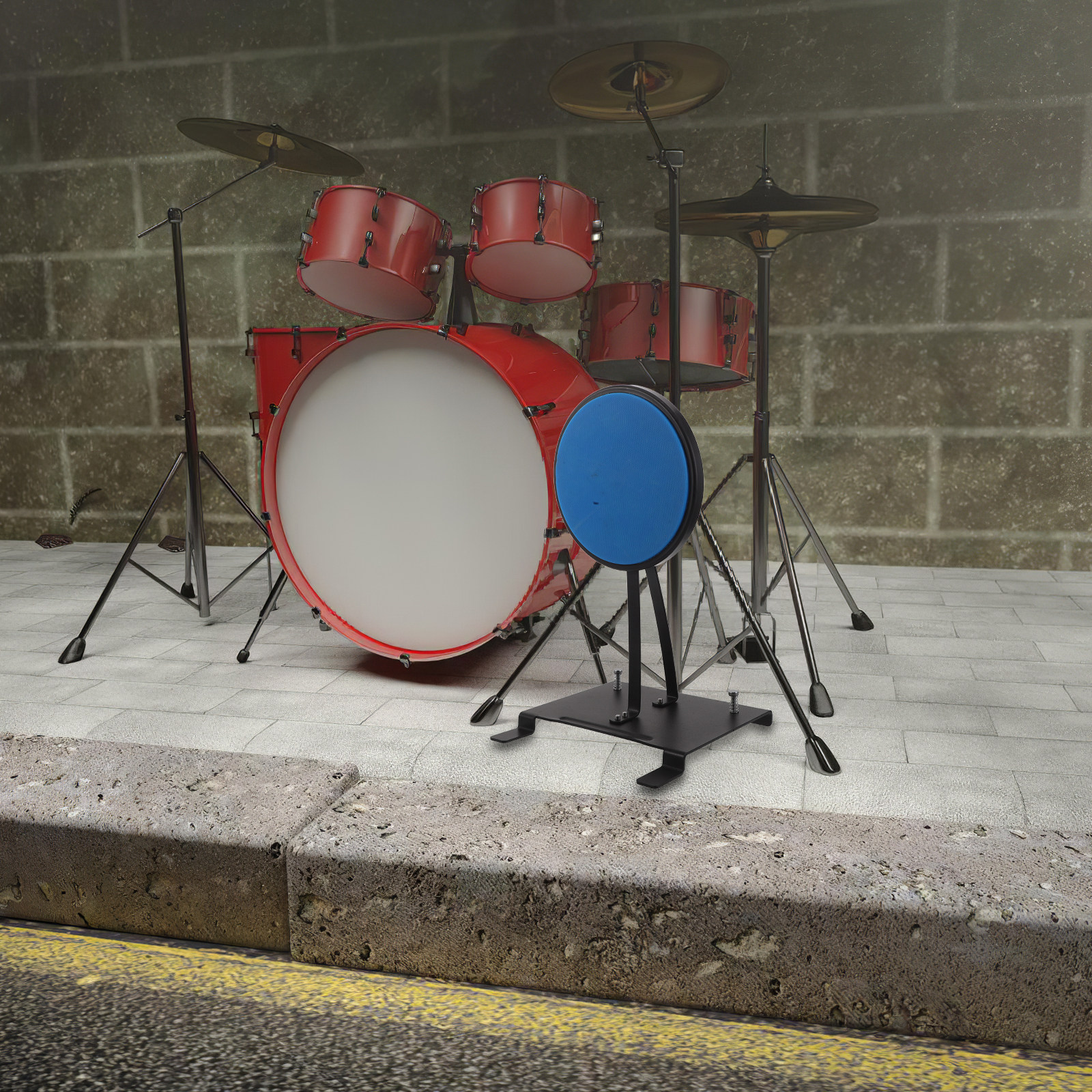 Drum Pad Practice Bass Drum Ki - Drum Practice Pad reseña y precio