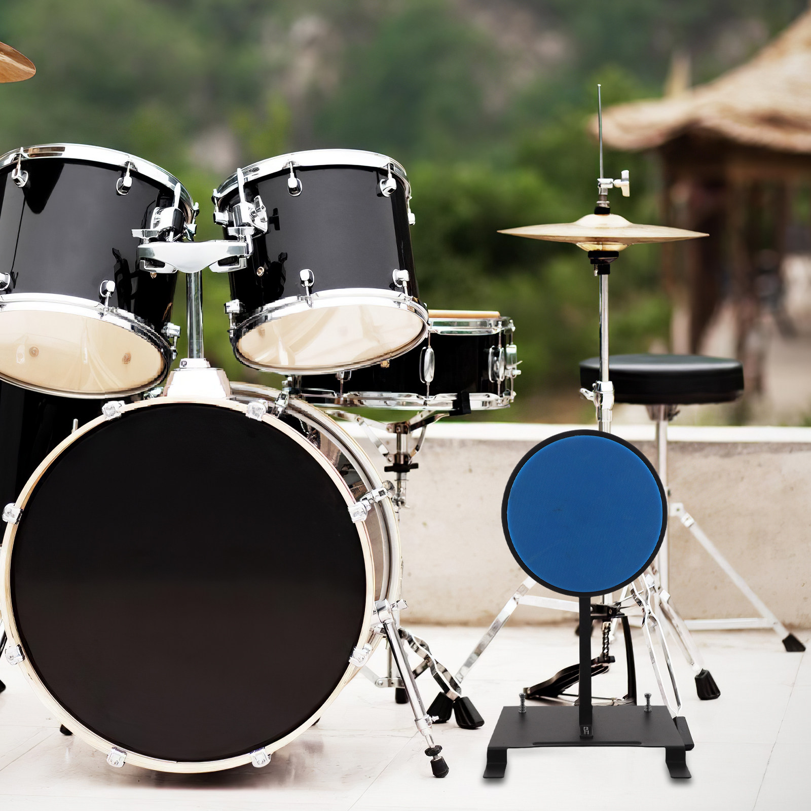 Drum Pad Practice Bass Drum Ki - Drum Practice Pad reseña y precio