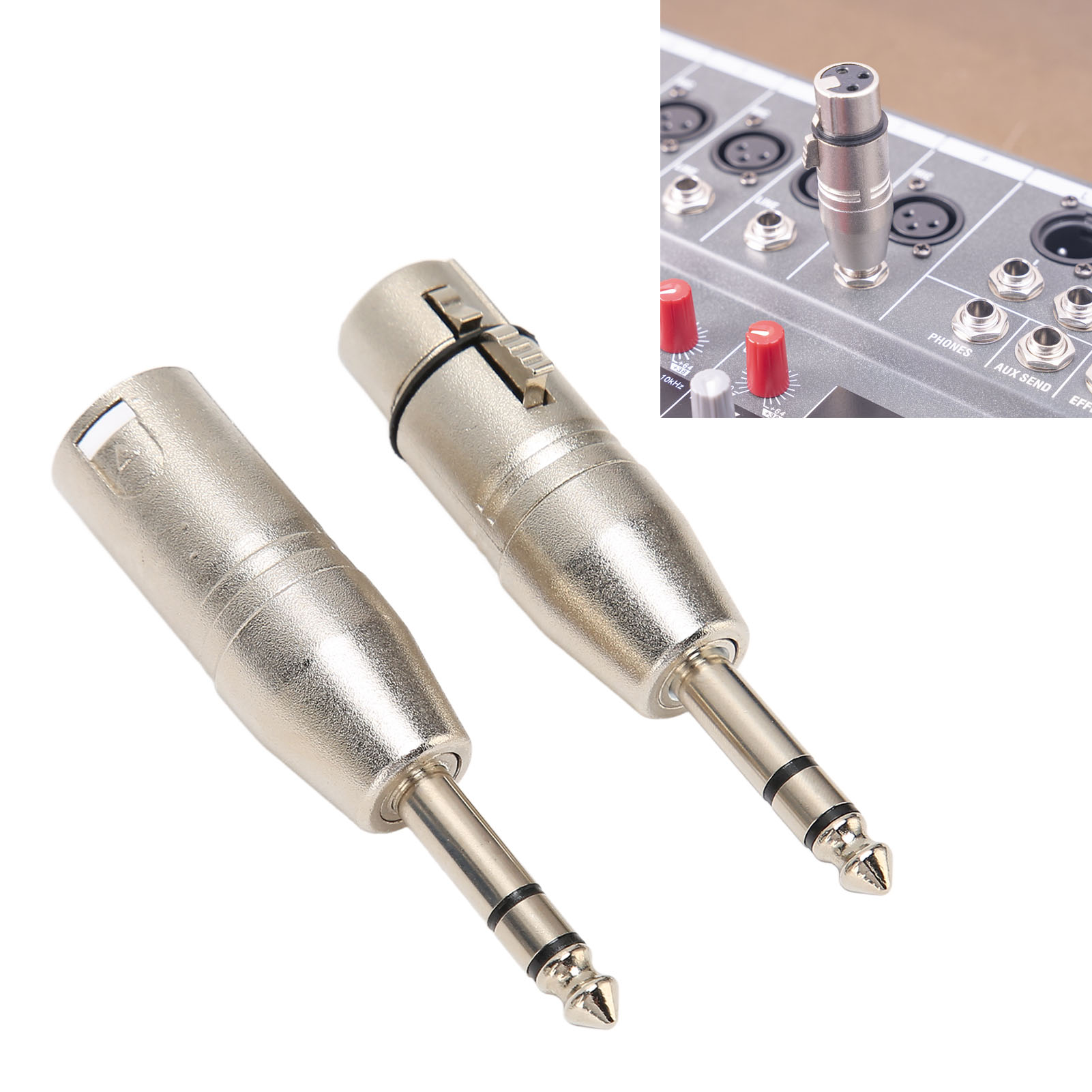 2Pcs 1/4 Inch TRS to XLR Adapt - Cable Xlr Balanced reseña y precio