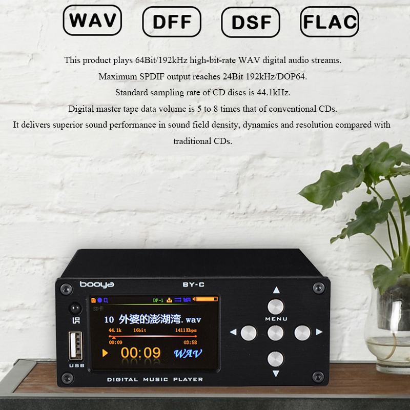 BY-C1 Lossless Digital Audio P - Audio Music To Mp3 reseña y precio