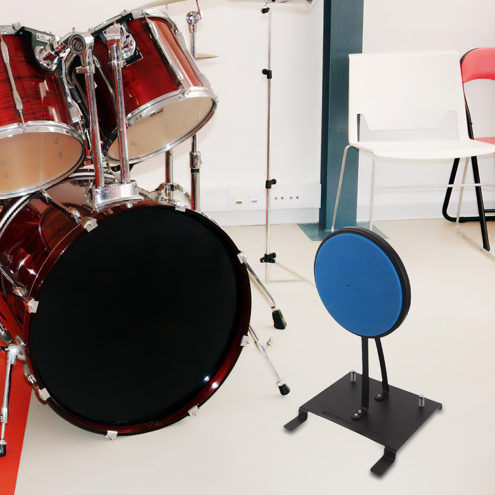 Drum Practice Mat Mute Pad Kit - Drum Practice Pad reseña y precio