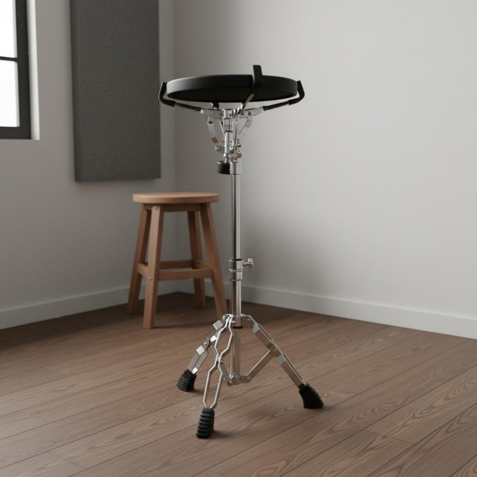Snare Drum Stand Foldable Prac - Drum Practice Pad reseña y precio